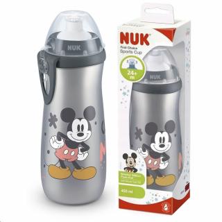 NUK Sports Cup Bidon sportowy dla dzieci na wodę 450ml 24m+ SZARY