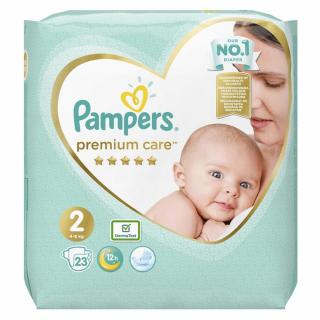 PAMPERS PREMIUM CARE Pieluchy jednorazowe 2 4-8 kg 23 sztuki