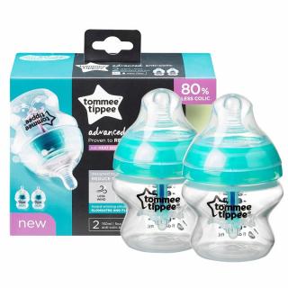 TOMMEE TIPPEE Butelka antykolkowa z czujnikiem ciepła 150ml 2 sztuki