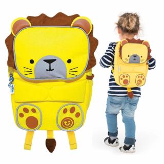 TRUNKI Plecak dla przedszkolaka żółty lew leeroy