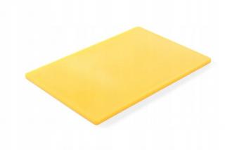 Deska do krojenia HACCP - 450 x 300 żółta do drobiu surowego - kod 825563