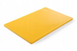 Deska do krojenia HACCP - 600 x 400 żółta do drobiu surowego - kod 825655