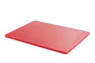 Deska do krojenia Perfect Cut czerwona 500x380x(H)12 mm - kod 826416