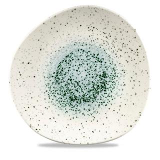 Fine Dine Talerz płytki o organicznym kształcie Mineral Green ś. 210 mm - kod MNGROG81
