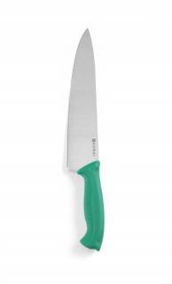Hendi Nóż kucharski HACCP - 240 mm, zielony - kod 842713
