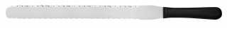 Nóż płaski do ciasta ząbkowany z 2 stron 350 mm - kod 841037