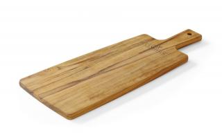 Prostokątna deska do krojenia Landhaus z drewna tekowego 480x190x(H)15 mm  -kod 13998039