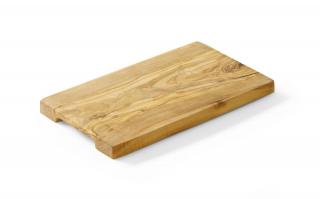 Prostokątna deska do serwowania z drewna oliwnego 250x150x(H)18 mm -kod 505168