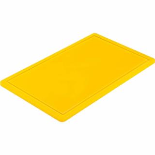 Stalgast Deska do krojenia, żółta, HACCP, GN 1/1 - kod S341533