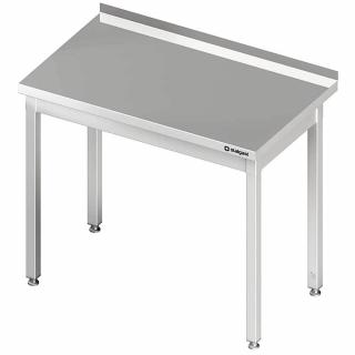 Stalgast Stół stalowy bez półki, przyścienny, skręcany, 1000x600x850 mm - kod S611106