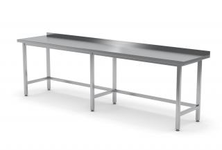 Stół przyścienny wzmocniony bez półki 2000x700 - kod 102 207-6