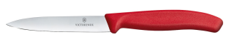 Victorinox Swiss Classic Nóż do jarzyn, gładki, 10 cm, czerwony - kod 6.7701