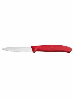 Victorinox Swiss Classic Nóż do jarzyn, gładki, 80 mm, czerwony - kod 6.7601