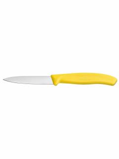 Victorinox Swiss Classic Nóż do jarzyn, gładki, 80 mm, żółty - kod 6.7606.L118