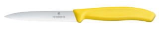Victorinox Swiss Classic Nóż do jarzyn, ząbkowane ostrze 100 mm, żółty - kod 6.7736.L8