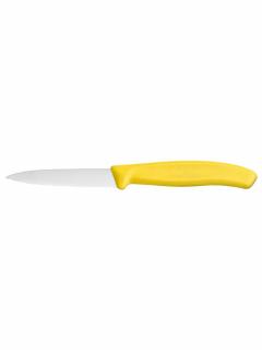 Victorinox Swiss Classic Nóż do jarzyn, ząbkowany, 80 mm, żółty - kod 6.7636.L118