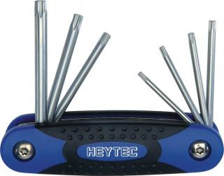 Klucze trzpieniowe TORX® składane w rękojeści zestaw TX 10-40 Heytec