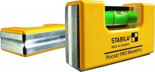 Poziomnica kieszonkowa magnetyczna wzmocniona pion/poziom Stabila "Pocket PRO Magnetic"