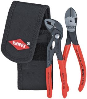 Zestaw 2 szczypiec Cobra 125 mm + szczypce tnące boczne 160 mm w etui Knipex 00 20 72 V02