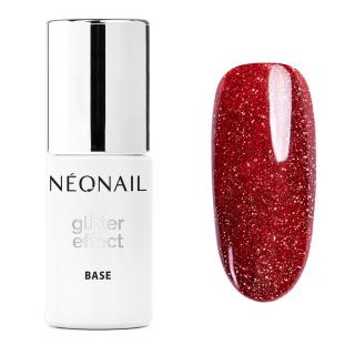 Baza hybrydowa Glitter Effect Red Shine 7,2 ml