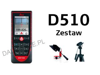 [Zestaw] Dalmierz Leica DISTO D510 + Statyw TRI-100 [1,7 m], Adapter TA360