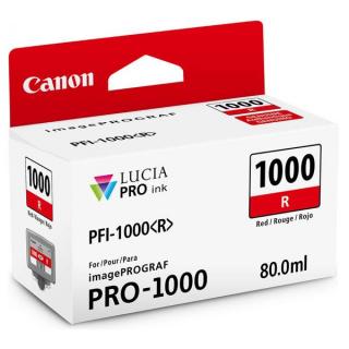 oryginalny atrament Canon PFI-1000R [0554C001] red