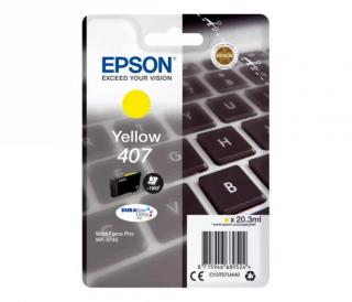 oryginalny atrament Epson 407 [C13T07U440] yellow