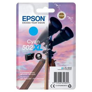 oryginalny atrament Epson 502XL [C13T02W24010] cyan