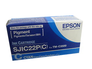 oryginalny atrament Epson SJIC22P [C33S020602] cyan