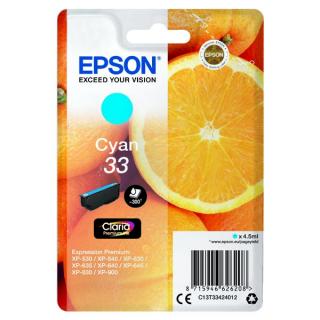 oryginalny atrament Epson T33 [C13T33424012] cyan