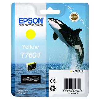 oryginalny atrament Epson T7604 [C13T76044010] yellow