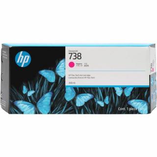 oryginalny tusz HP 738 [676M7A] magenta - 300 ml
