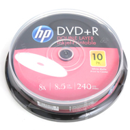 Płyta DVD+R Hewlett-Packard 8.5GB Cake 10szt. - InkJet Printable