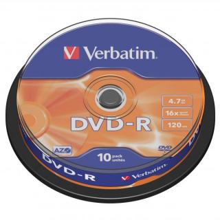 Płyta DVD-R Verbatim 4.7GB Cake 10szt.