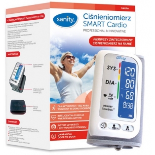 Sanity Smart Cardio AP 1316, ciśnieniomierz automatyczny, naramienny z dużym wyświetlaczem