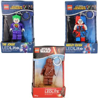 LEGO Super Heroes Brelok LED Latarka MIX