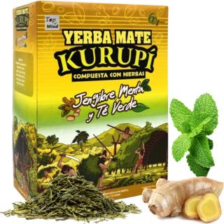 YERBA MATE KURUPI ENERGIA ZIELONA MIĘTA 500g 0,5kg