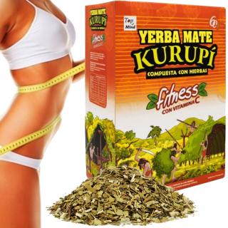 YERBA MATE KURUPI FITNESS 500g ODCHUDZAJĄCA ENERGY