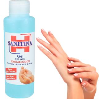 ŻEL DO DEZYNFEKCJI RĄK 125ml 60% NAWILŻA SANITINA