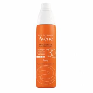 AVENE SUN Bradzo wysoka ochrona przeciwsłoneczna spray SPF30 200 ml