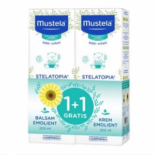 MUSTELA Stelatopia Duopak (Balsam 200 ml + Krem 200 ml) (termin ważności do 31.10.2024)