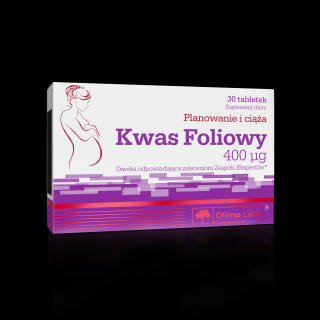 OLIMP Kwas foliowy 400µg 30 tabletek