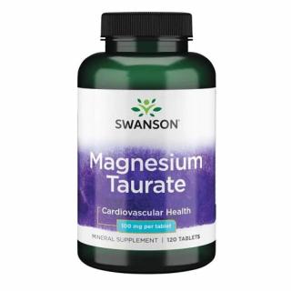 Swanson Magnez Taurynian 100 mg 120 tabletek