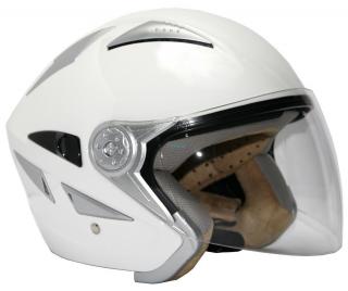 Kask motocyklowy bezszczękowy M-Line V-Can V529 (biały) Rozmiar: L