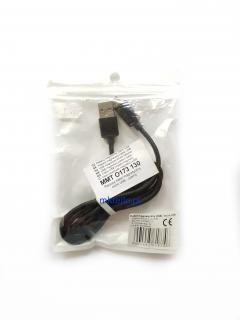 Pleciony kabel USB / MICRO USB czarny 1,2M magnetyczna końcówka