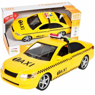 AUTO Taxi Taksówka Yellow Cab 1:16 Interaktywna