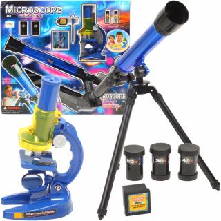 Teleskop z mikroskopem dla dzieci z akcesoriami