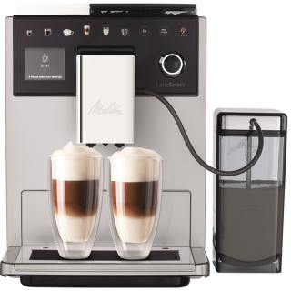 Melitta LatteSelect Srebrno Czarny F63/0-201 - Ekspres ciśnieniowy automatyczny