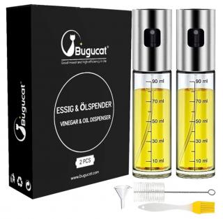 Bugucat Opryskiwacz do oliwy butelka 100 ml 2 szt.