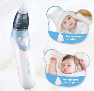 Elektryczny aspirator do nosa i uszu dla niemowląt